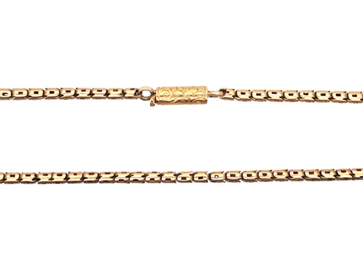 Victorian 15ct Gold Snake Chain