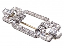 Art Deco Platinum & Diamond Brooch