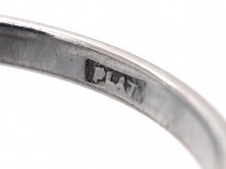 Art Deco Platinum & Diamond Single Stone Ring