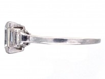 Platinum & Diamond Baguette Cut Ring