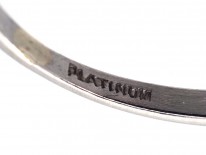 Platinum & Diamond Baguette Cut Ring