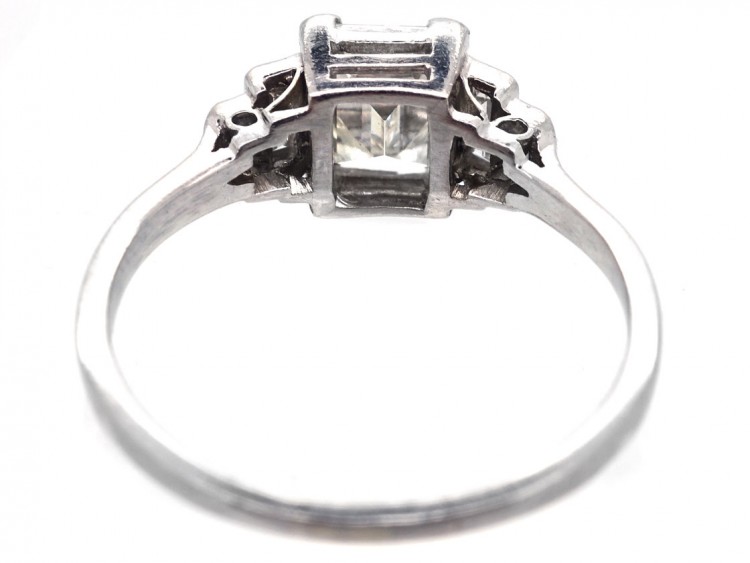 Platinum & Diamond Baguette Cut Ring