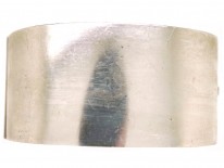 Victorian Silver & Gold Overlay Bangle with Sunflower Decoration