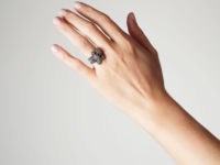 Silver ​& Marcasite Butterfly Ring