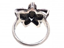Silver ​& Marcasite Butterfly Ring