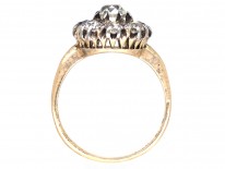 Victorian 18ct Gold & Diamond Cluster Ring