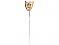 Edwardian 15ct Gold Tragedy Tie Pin