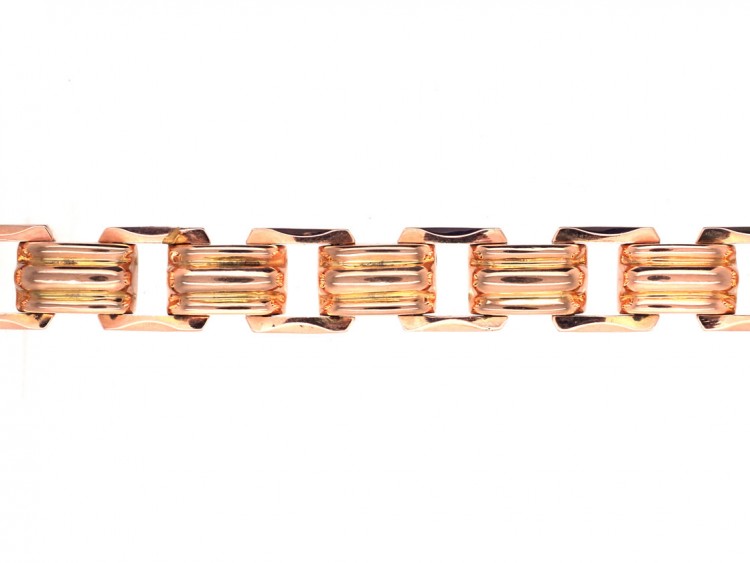 1930s Gold Interlinked Bracelet