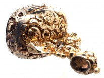 Georgian Gold Cased & Chalcedony Seal With Monogram
