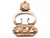 Georgian Gold Cased & Carnelian Seal with Monogram Base