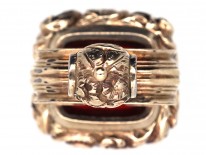 Georgian Gold Cased & Carnelian Seal with Monogram Base