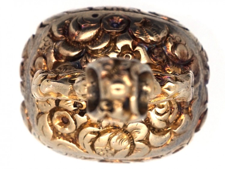 Georgian Gold Cased & Carnelian Seal with Monogram Base