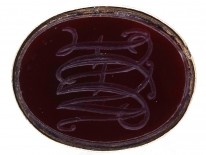 Victorian Gold Cased Lion Seal with Carnelian Base