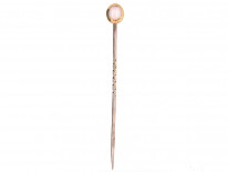 Edwardian 15ct Gold & Opal Tie Pin