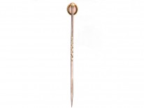 Edwardian 15ct Gold & Opal Tie Pin