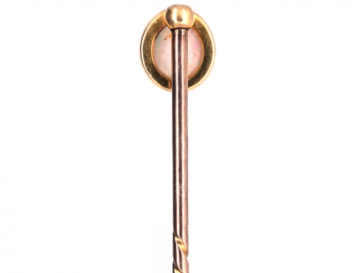 Edwardian 15ct Gold & Opal Tie Pin
