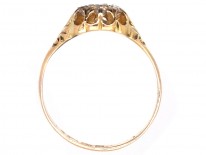 Edwardian 18ct Gold & Diamond Cluster Ring