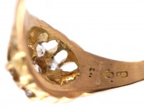 Edwardian 18ct Gold & Diamond Cluster Ring