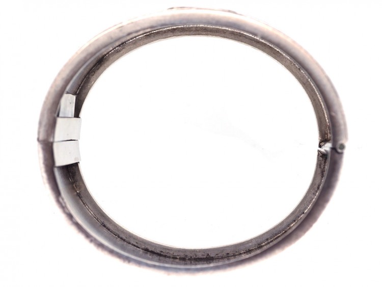 Victorian Silver & Gold Overlay Bangle