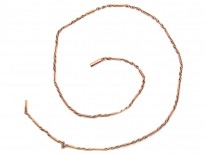 Edwardian 9ct Gold Fancy Link Chain