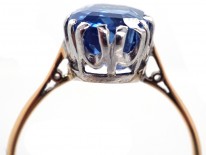 18ct Gold & Platinum, Ceylon Sapphire Ring