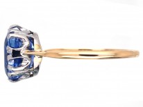 18ct Gold & Platinum, Ceylon Sapphire Ring