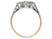 1920s 18ct Gold & Platinum Three Stone Diamond Ring