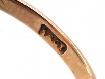 Art Deco 18ct Gold Large Opal Ring
