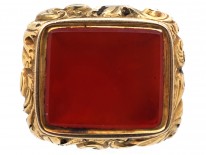 Georgian Gold Cased King Charles Spaniel Seal