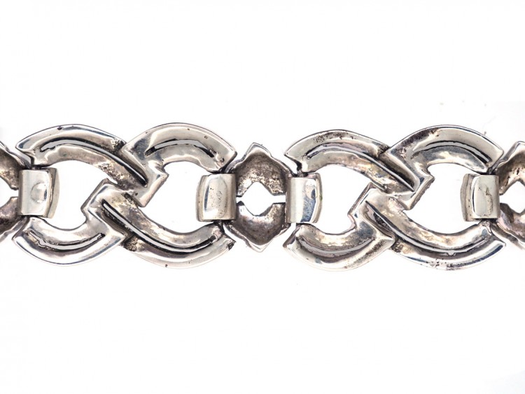 Art Deco Silver & Marcasite Bracelet