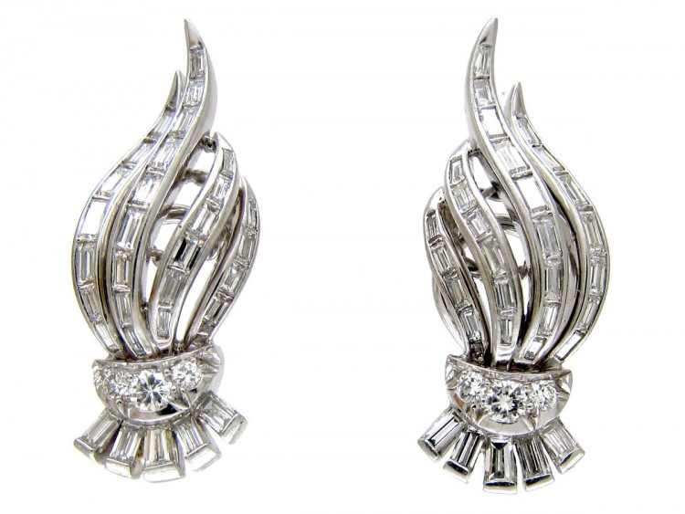 Diamond Wave Earrings