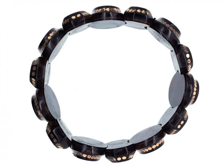 Victorian Tortoiseshell Piqué Bracelet