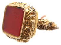 Georgian Gold Cased King Charles Spaniel Seal