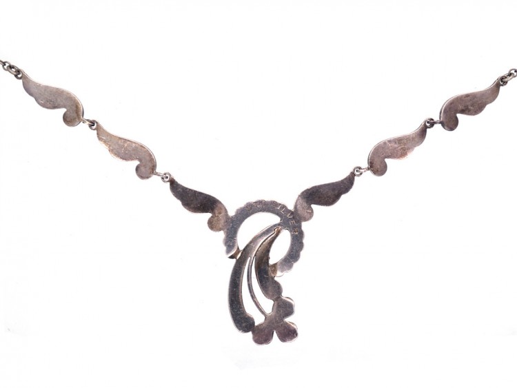 Art Deco Silver & Marcasite Necklace