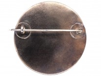 Japanese 19th Century Shakudo Brooch