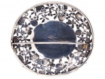 Arts & Crafts Silver, Opal & Abelone Brooch attributed to Rhoda Wager