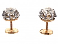 Diamond Solitaire Earrings