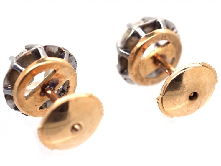 Diamond Solitaire Earrings