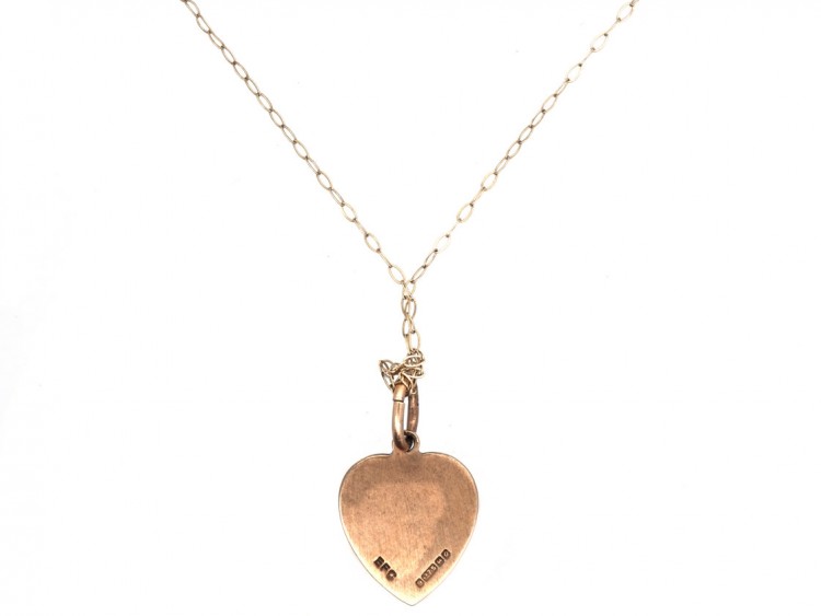 9ct Gold St Christopher Pendant on 9ct Gold Chain