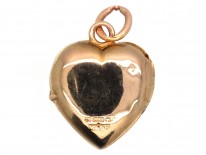 Edwardian 15ct Two Colour Gold Heart Locket