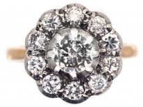 18ct Gold Diamond Cluster Ring