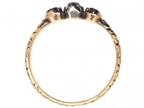 Georgian 18ct Gold Ruby & Diamond Ring
