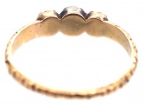Georgian 18ct Gold Ruby & Diamond Ring