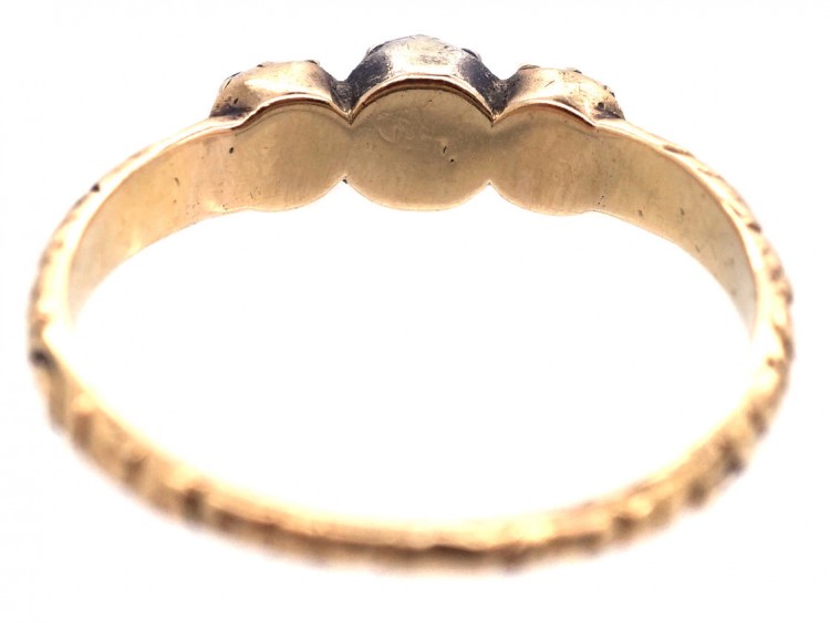 Georgian 18ct Gold Ruby & Diamond Ring