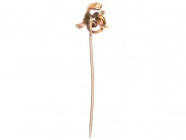 Edwardian 10ct Gold Tie Pin of a Griffin