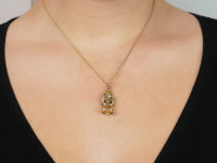18ct Gold Hindu Monkey God Hanuman Seal With Squirrel Intaglio Base