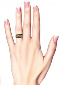 Georgian 18ct Gold & Enamel Mourning Ring