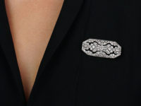 Art Deco Platinum & Diamond Brooch