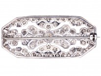 Art Deco Platinum & Diamond Brooch