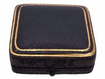 Victorian 15ct Gold & Natural Split Pearl Masonic Brooch in Original Case